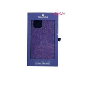 Swarovski 12 Pro Max Purple Smartphone Case new